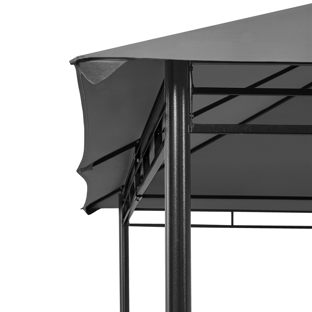 Yaheetech 11×11 ft Outdoor Patio Gazebo tent, Dark Gray
