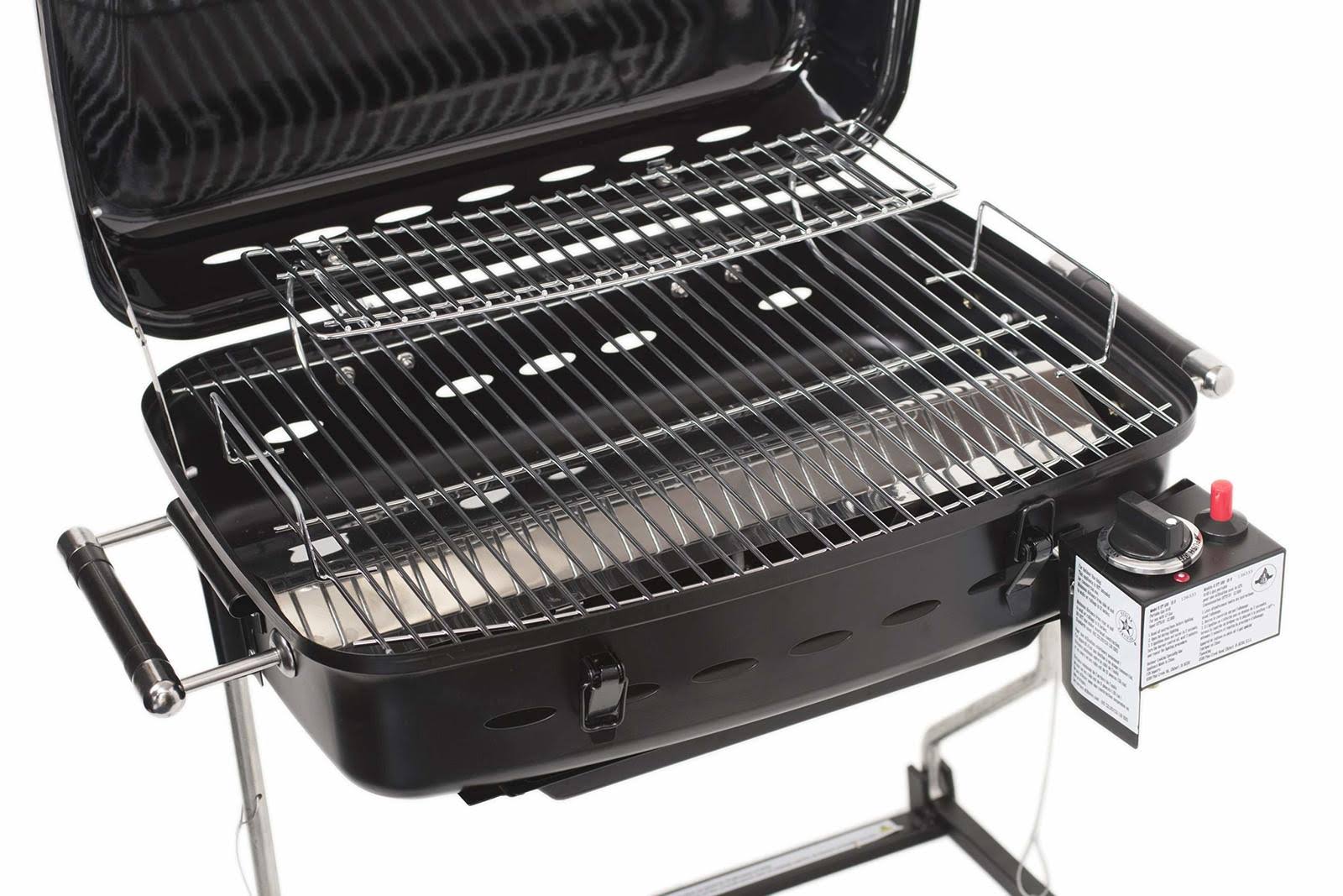 Flame King RV Mounted BBQ - Motorhome GAS Grill - 214 Sq inch Cooking...