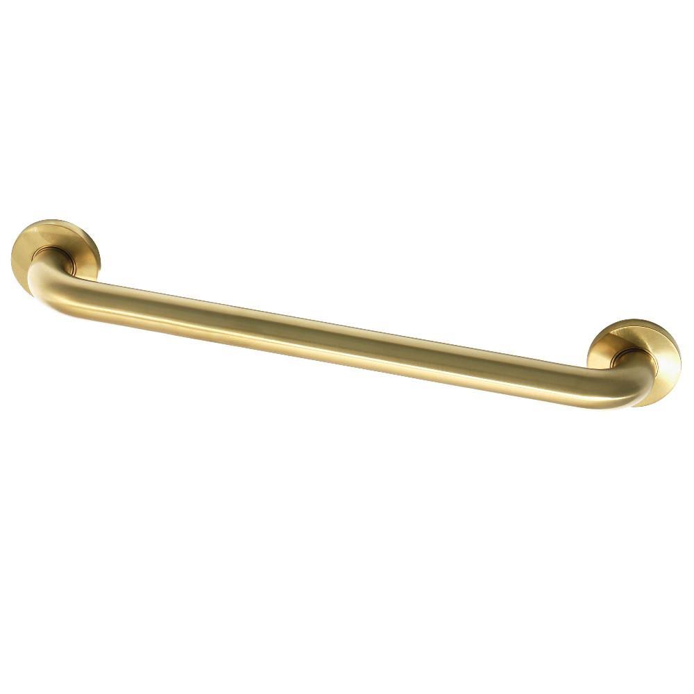 Kingston Brass DR514187 Meridian 18-inch Decorative ADA Grab Bar, Brushed Brass