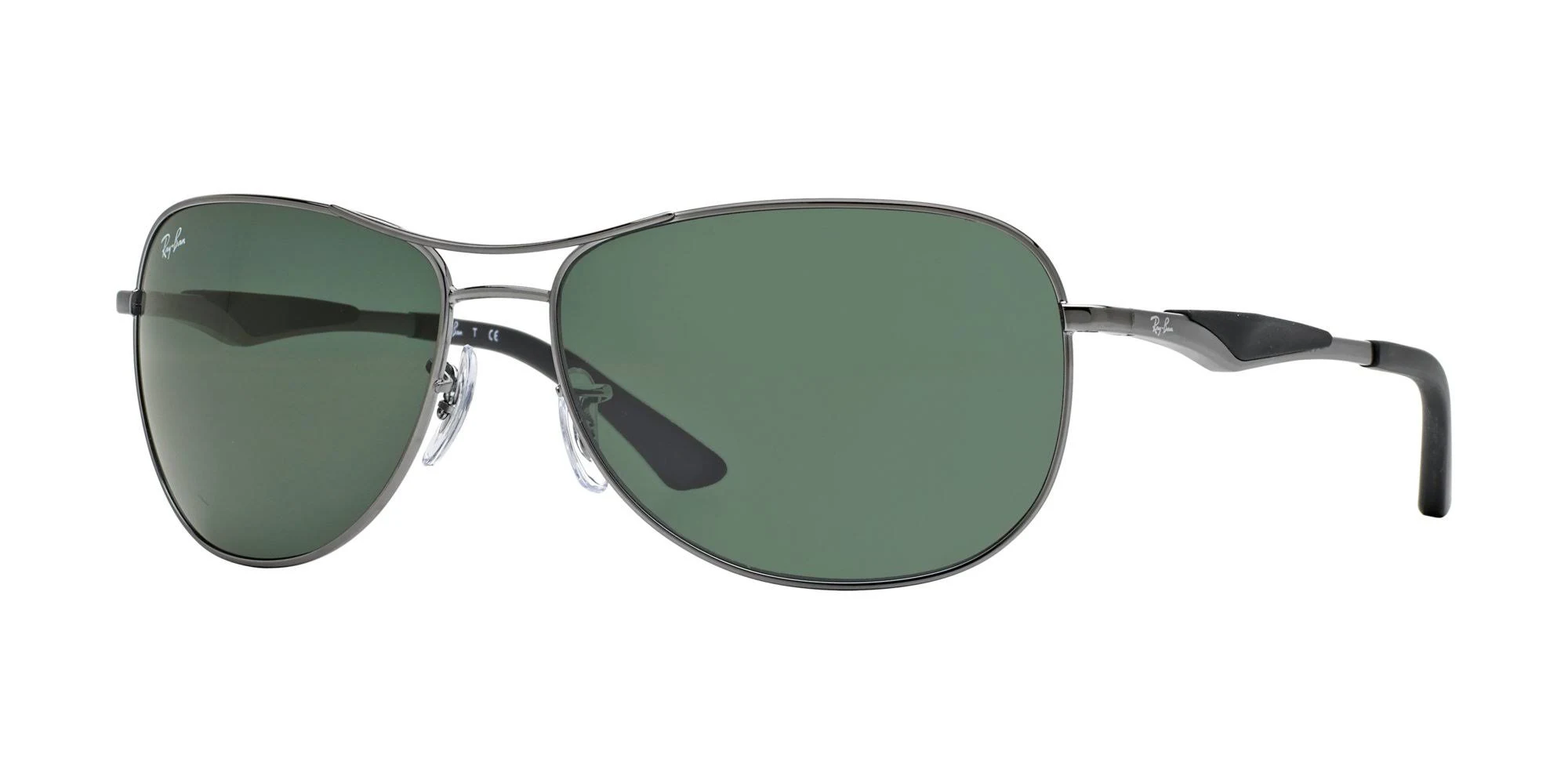 Ray-Ban RB3519 Metal Sunglasses, 006/6G Matte Black (Black)