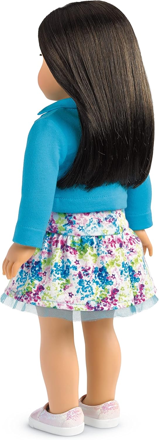 American Girl Truly Me 18-inch Doll #64 with Brown Eyes, Black Hair, and Light Skin with Neutral Undertones, For Ages 6+