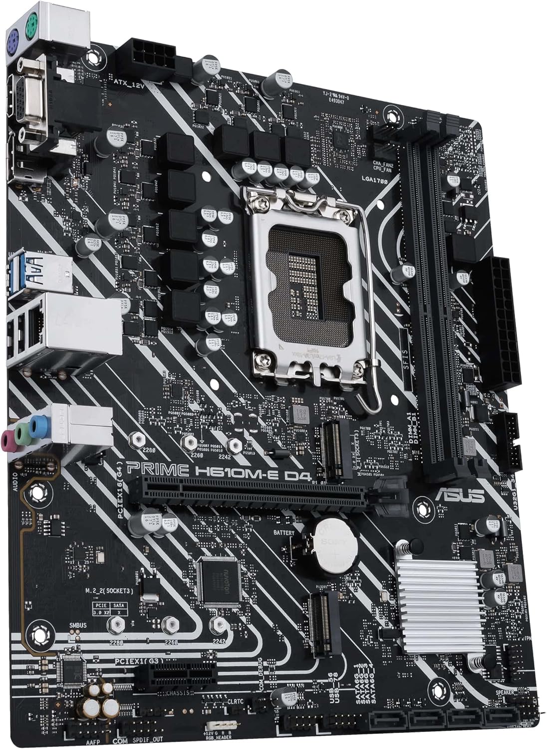 ASUS Prime H610M-E D4-CSM Intel LGA 1700 Micro ATX DDR4 Motherboard
