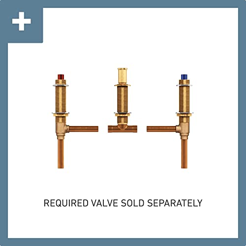 Moen T920ORB Kingsley Two-Handle High Arc Roman Tub Faucet without Valve, Oil Rubbed Bronze