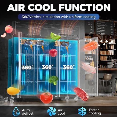 Coolski Commercial Refrigerator and Freezer Combo