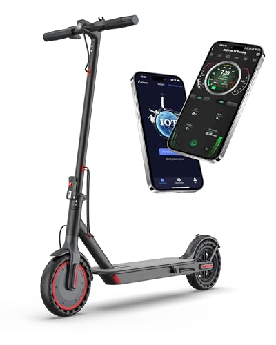 Electric Scooter for Adults, 8.5"/10" Tires, 19/22Mph, 350W/500W Motor, 21-28 Miles Range, Folding E-Scooter with Dual Suspension,APP(V1/SPRO/MAX/PRO)