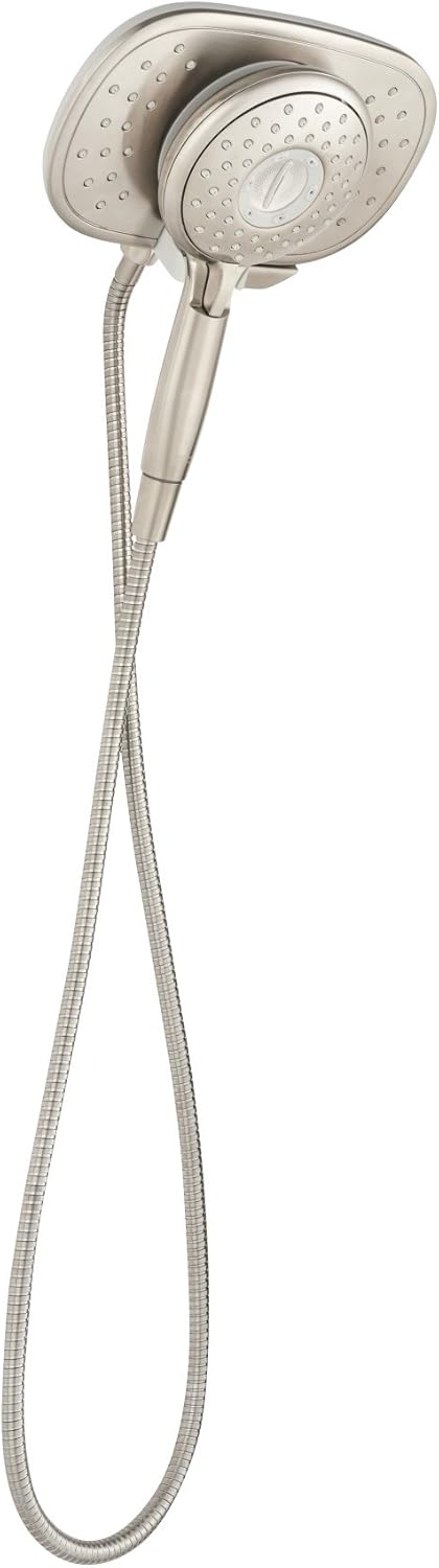 American Standard 9035254.295 Spectra Plus Duo 4-Function 2-In-1 Shower Head, 2.5 GPM, Brushed Nickel