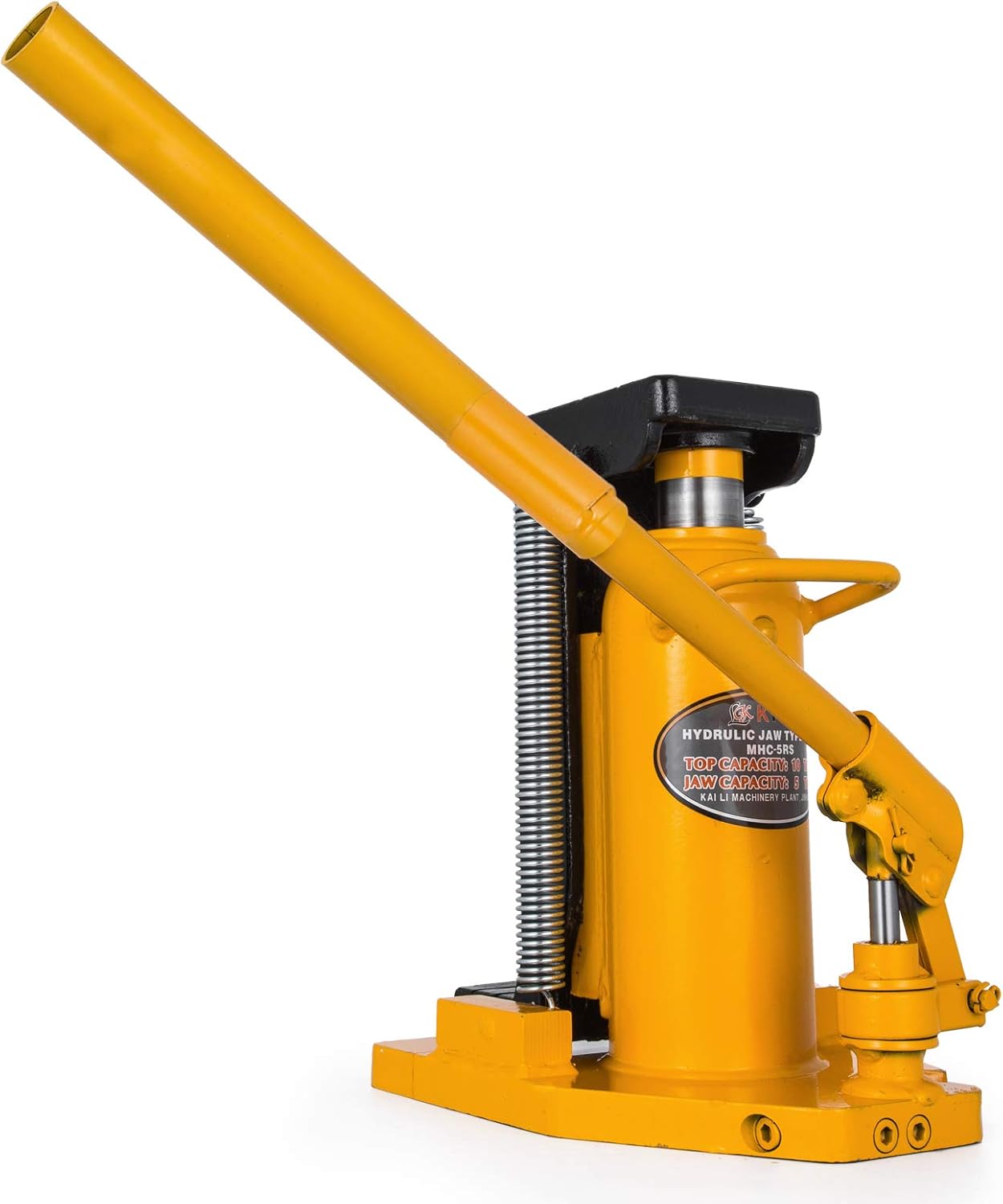 Mophorn Toe Jack Lift Hydraulic Machine Toe Jack Lift Air Hydraulic Toe Jack Proprietary Heat-Treated Steel (10-20Ton Yellow)