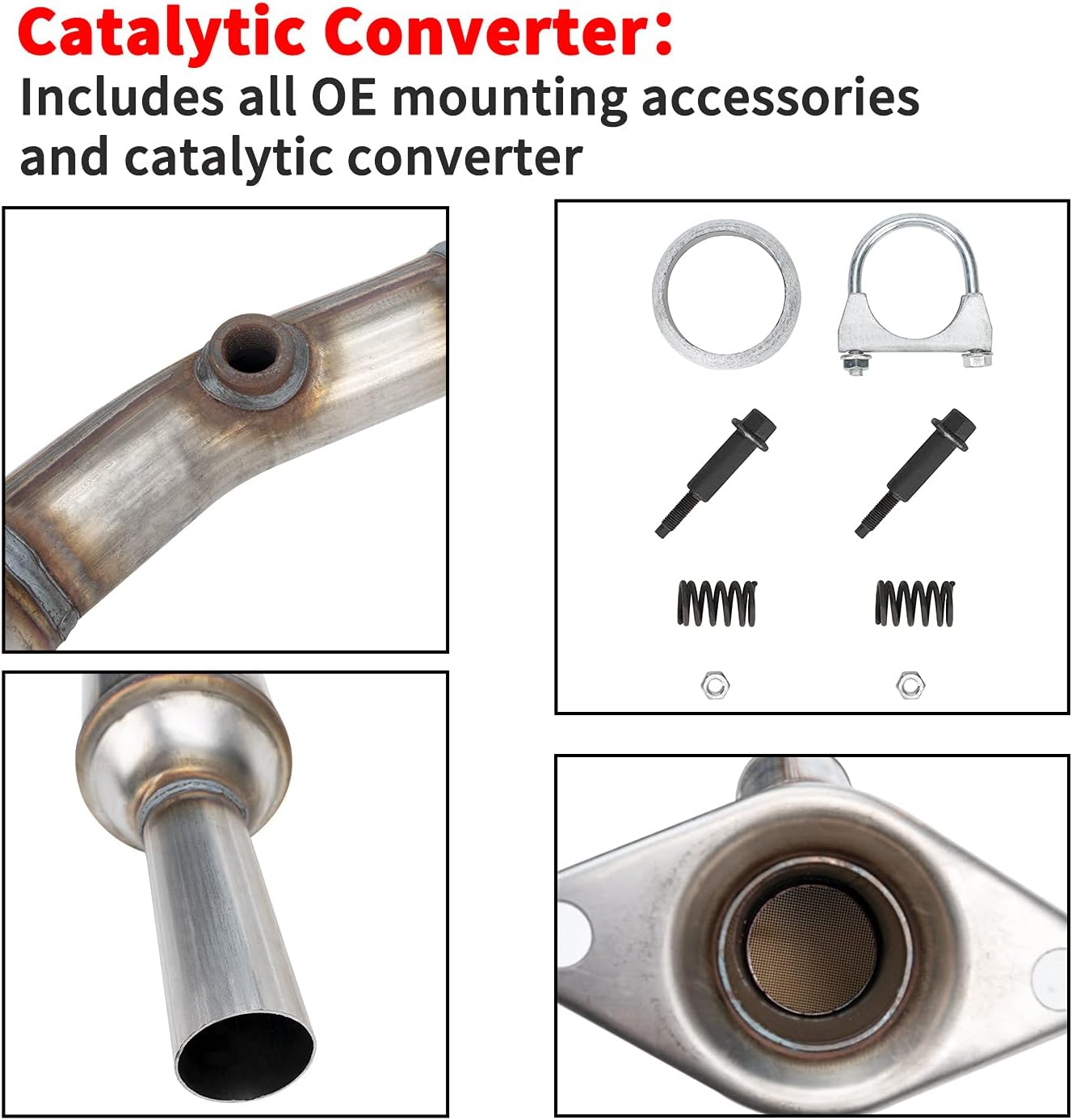 Catalytic Converter Replacement for 2004 2005 2006 2007 2008 2009 Toyota Prius 1.5L Direct-Fit High Flow Series Replaces 16337 (EPA Compliant)