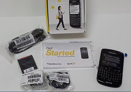 New Sprint Blackberry Curve 9350 No Contract 3G WiFi 5MP Camera Black