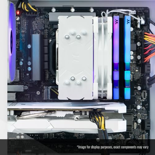 Thermaltake LCGS Quartz R66 Gaming Desktop (AMD Ryzen™ 5 5600, ToughRam DDR4 3600Mhz 16GB RGB Memory, AMD Radeon™ RX 6600, 1TB NVMe M.2, WiFi, Windows 11) S2QT-B550-R66-LCS