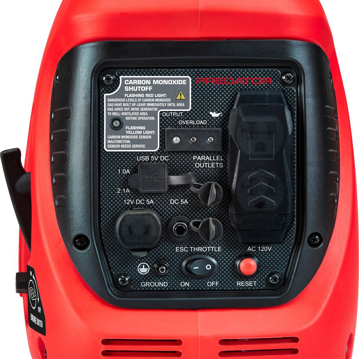 PREDATOR 1400 Watt SUPER QUIET Inverter Generator with CO SECURE Technology, EPA