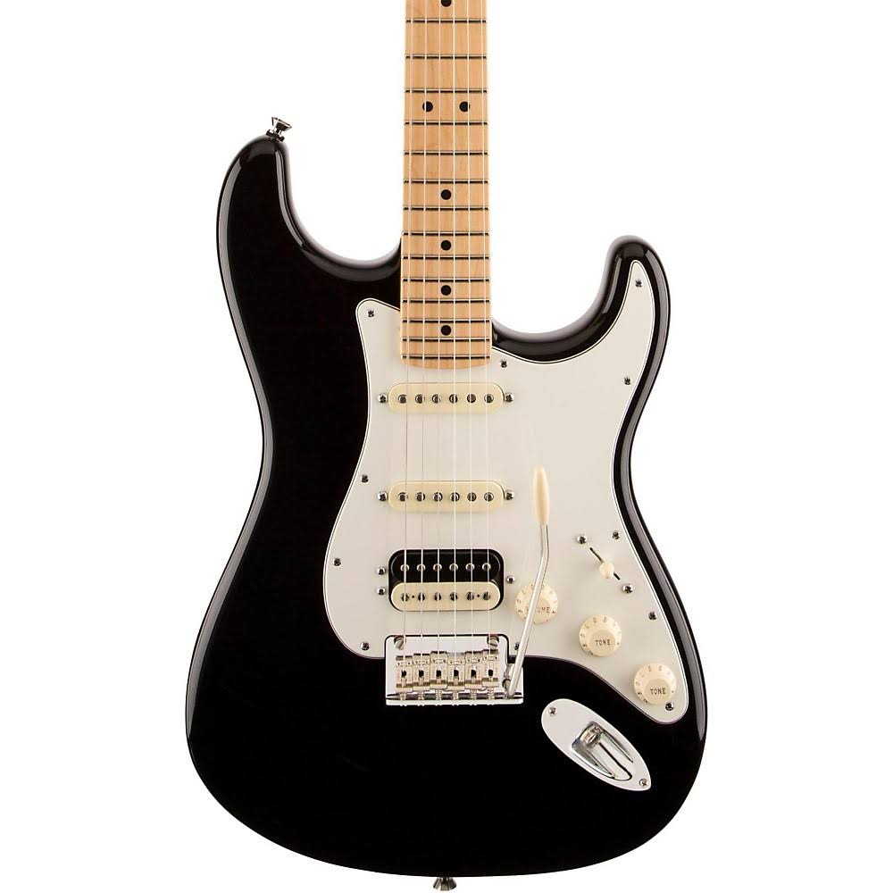 Fender American Standard Stratocaster HSS Shawbucker Maple Black