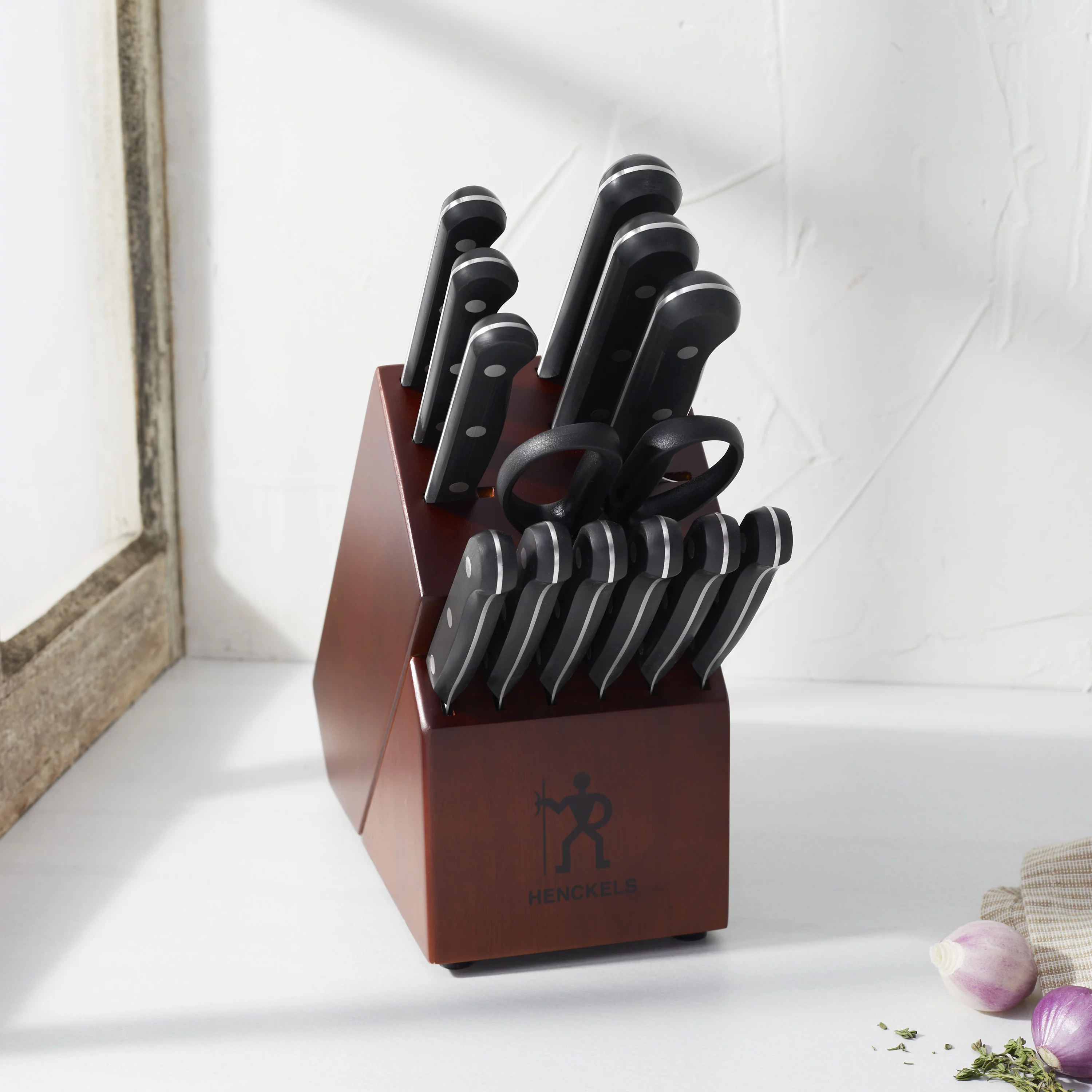 Henckels International Everedge Solution 14-pc Knife Block Set