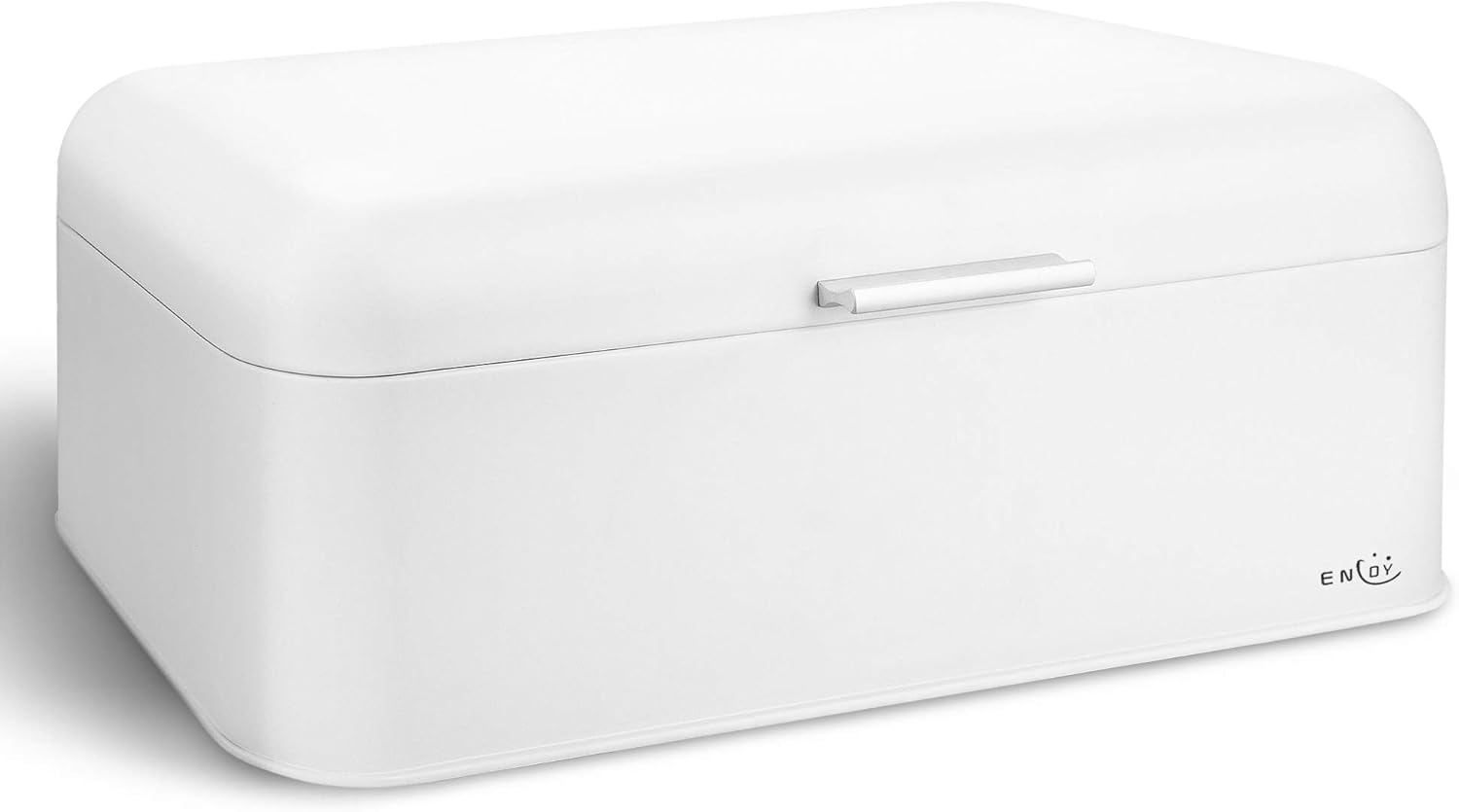 Bread Box for Kitchen Counter, Stainless Steel Roll Top Bread Bin, Sliver Bread Storage Holder with Lid, Large Capacity Bread Keeper, 17 x 11 x 7 Inches
