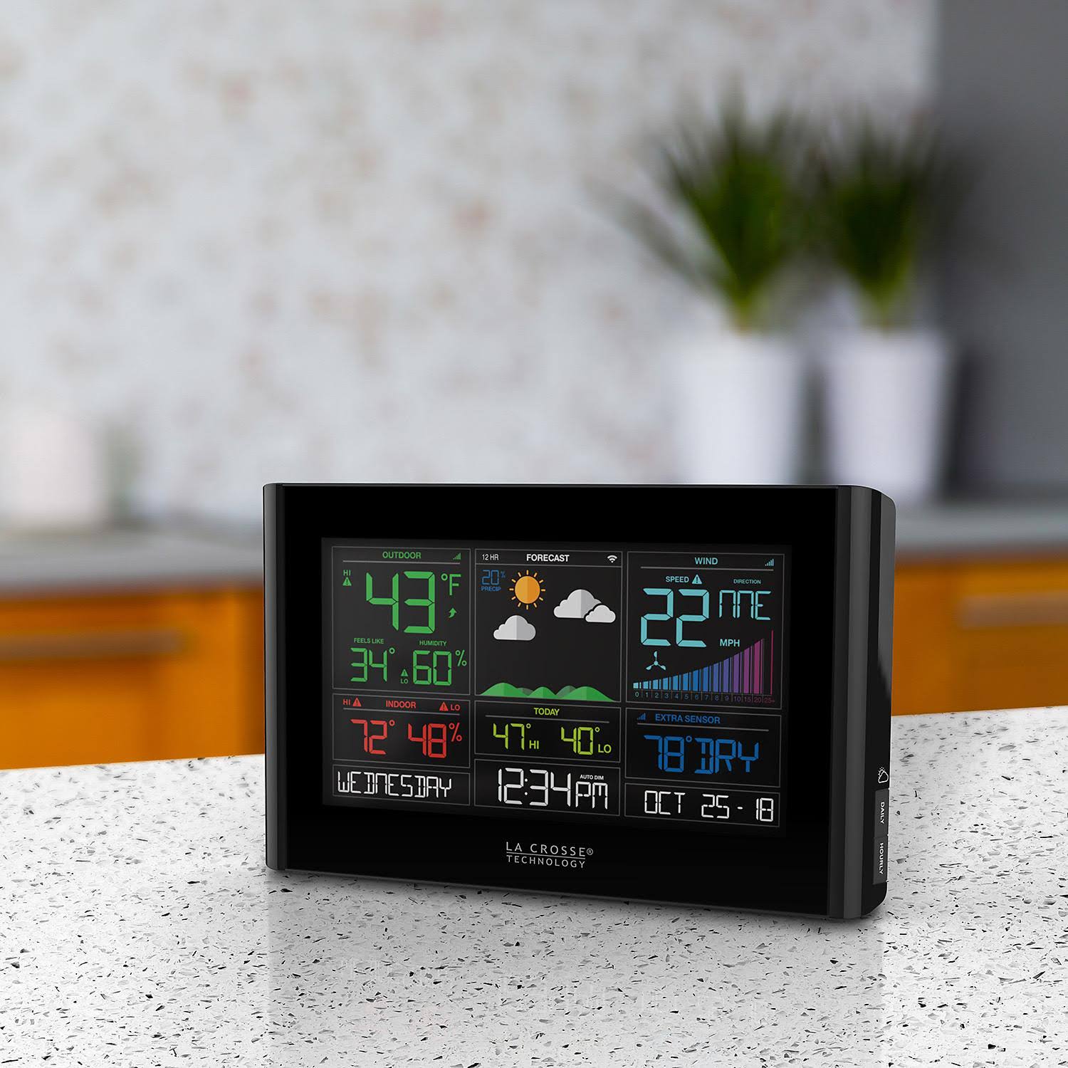 La Crosse Wi-Fi Wind u0026 Weather Station with AccuWeather Forecast