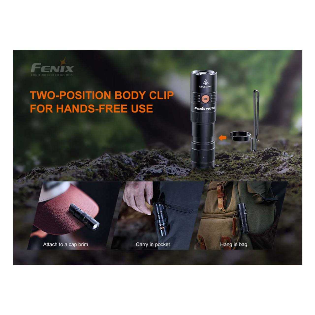 Fenix PD25R Rechargeable EDC Flashlight