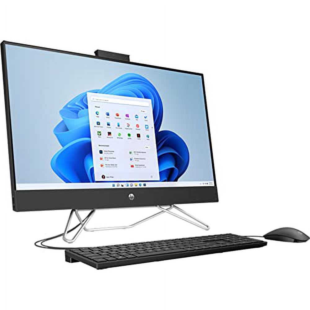HP 27 Business All-in-One Computer, 27" FHD 300 nits, Hexa-Core AMD Ryzen 5 5500U (Beat i5-1135G7), 16GB DDR4 RAM, 256GB PCIe SSD + 1TB HDD, AC WiFi, Bluetooth 5.0, IR Privacy Webcam, Windows 11 Pro
