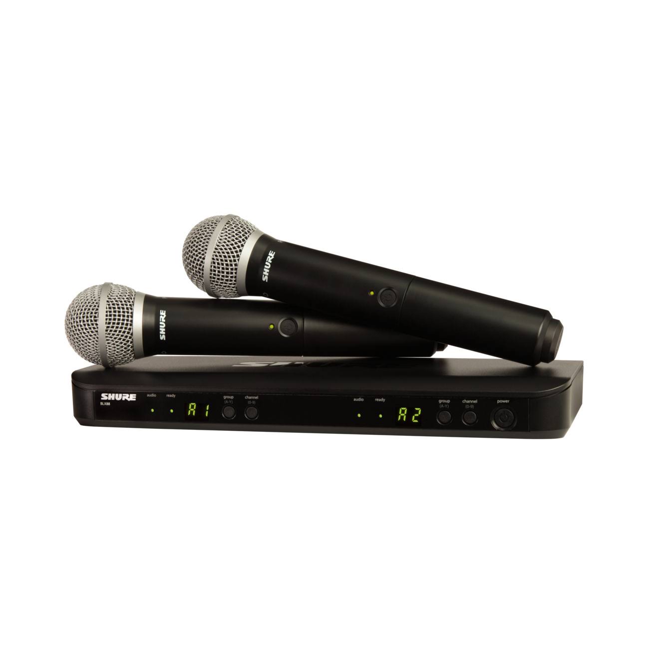 Shure BLX288/PG58 Dual Handheld Wireless Microphone System Band J11