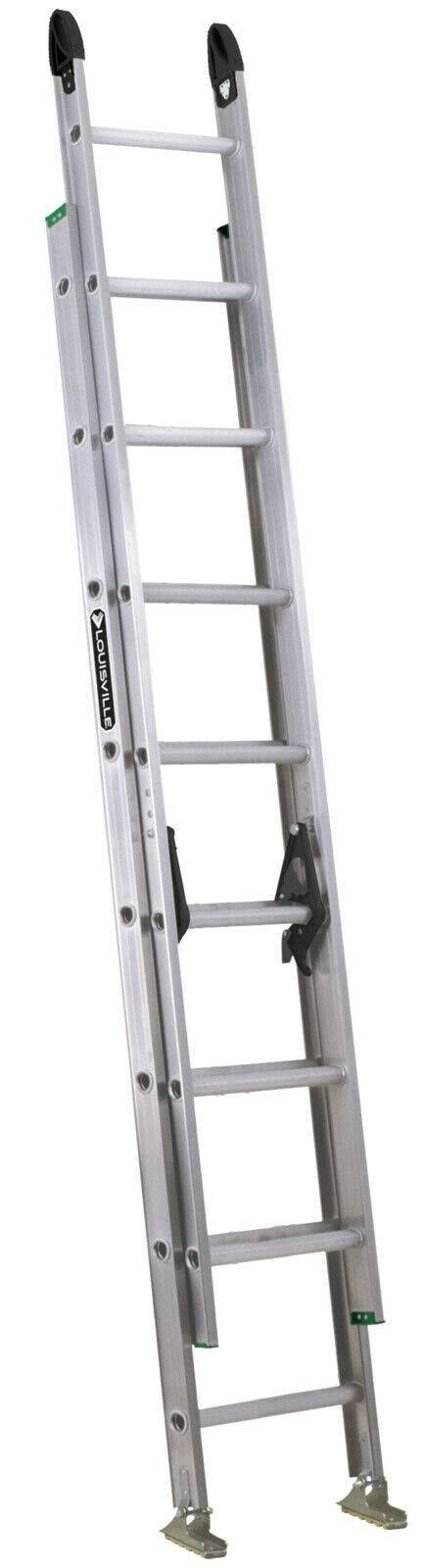 Louisville 16-Foot Aluminum Step Ladder 225-pound Capacity Type II
