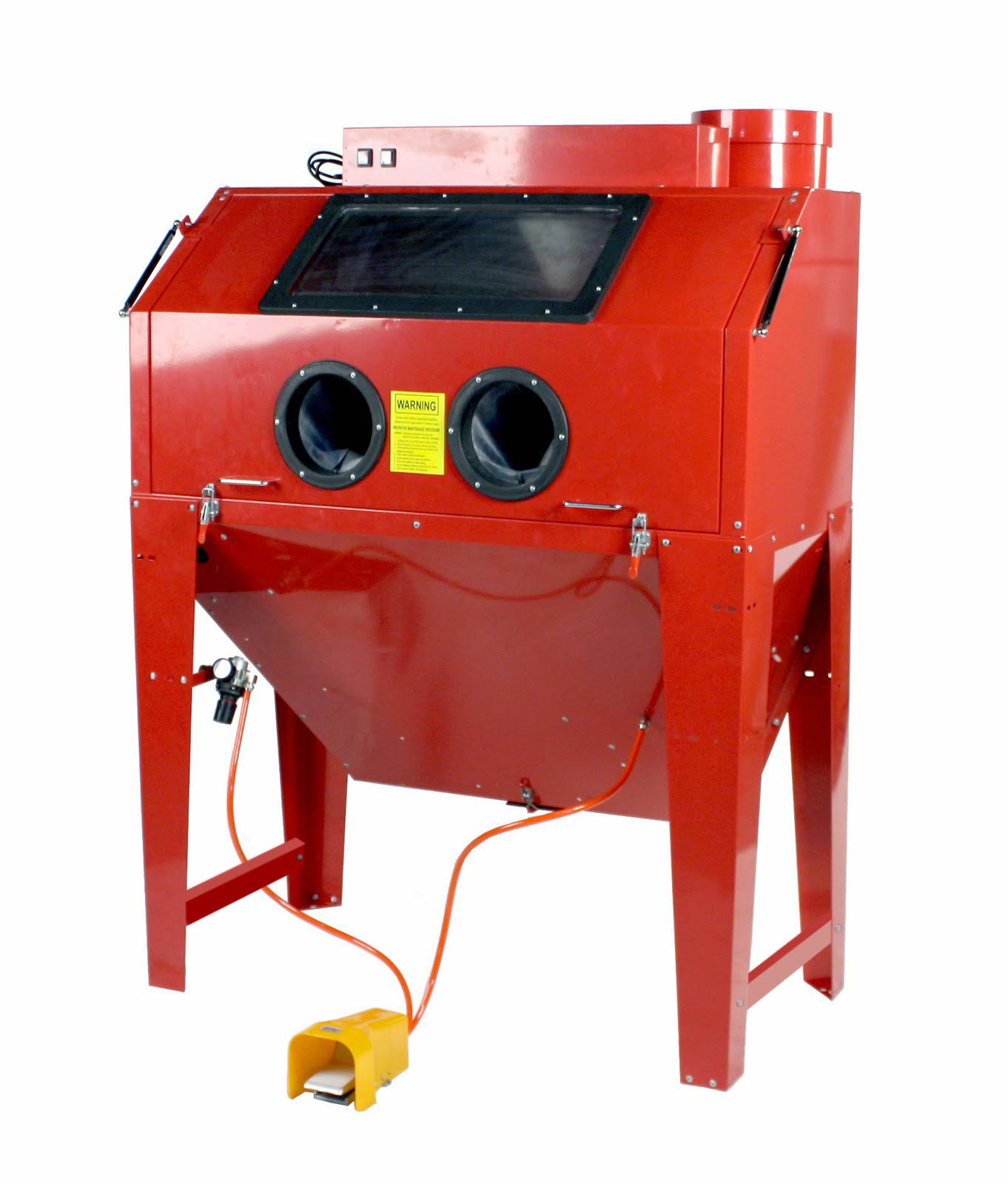 Dragway Tools Model 110 Sandblast Sandblasting Cabinet & Built in Dust Collector