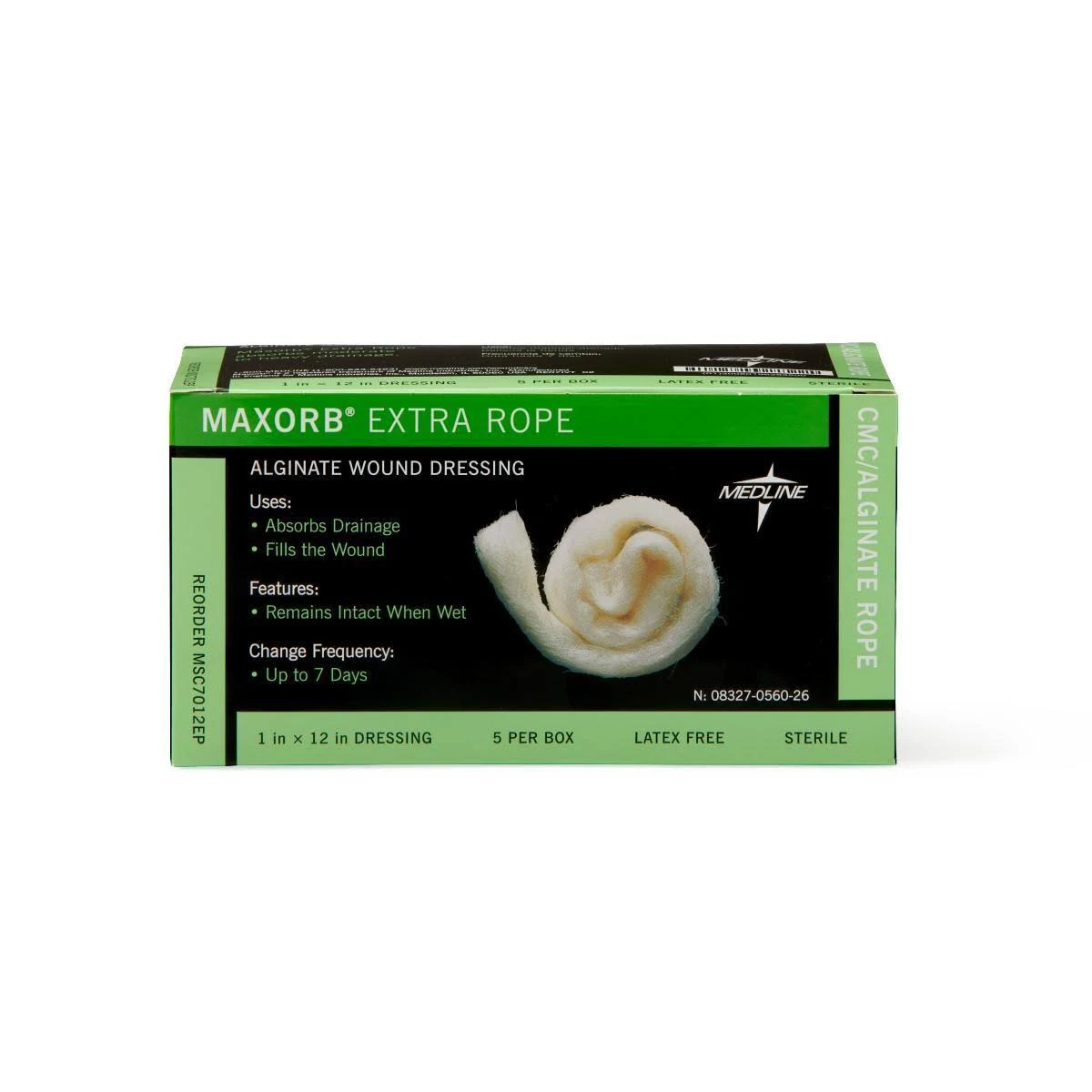 Maxorb Extra CMC / Alginate Dressings, 4x22 x 8x22 (Case of 50)