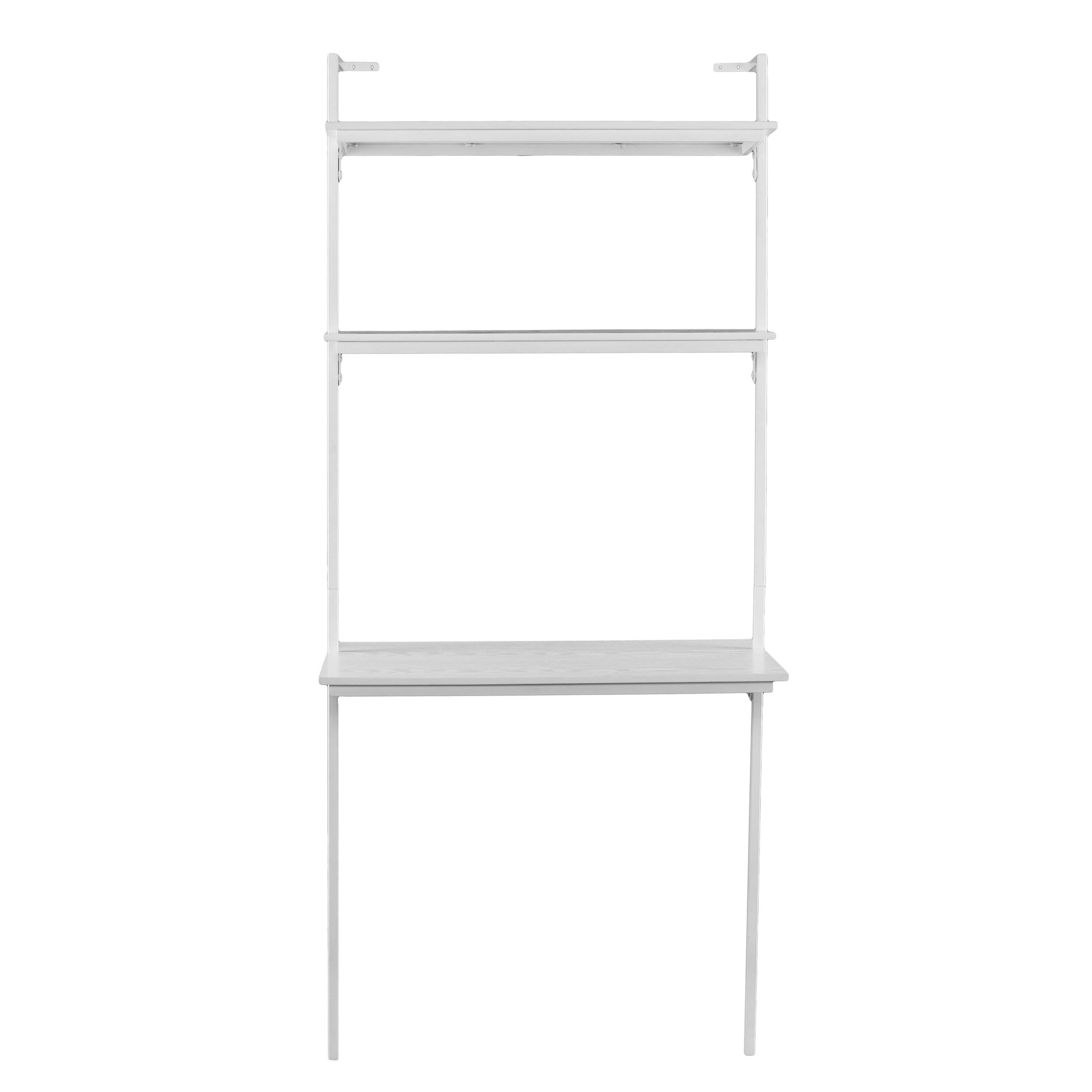 Holly u0026 Martin Haeloen Wall Mount Desk - White