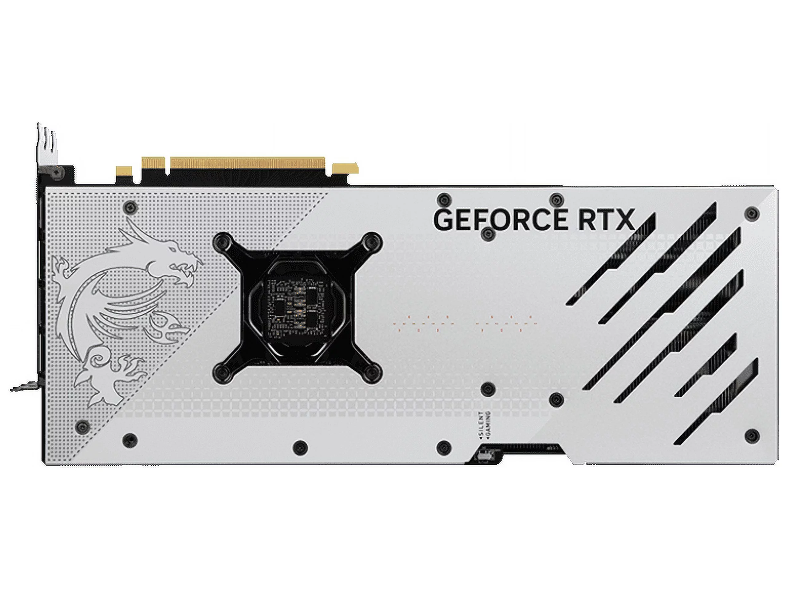MSI Gaming GeForce RTX 4070 Ti 12GB GDDR6X PCI Express 4.0 ATX Video Card RTX 4070 Ti GAMING TRIO WHITE 12G
