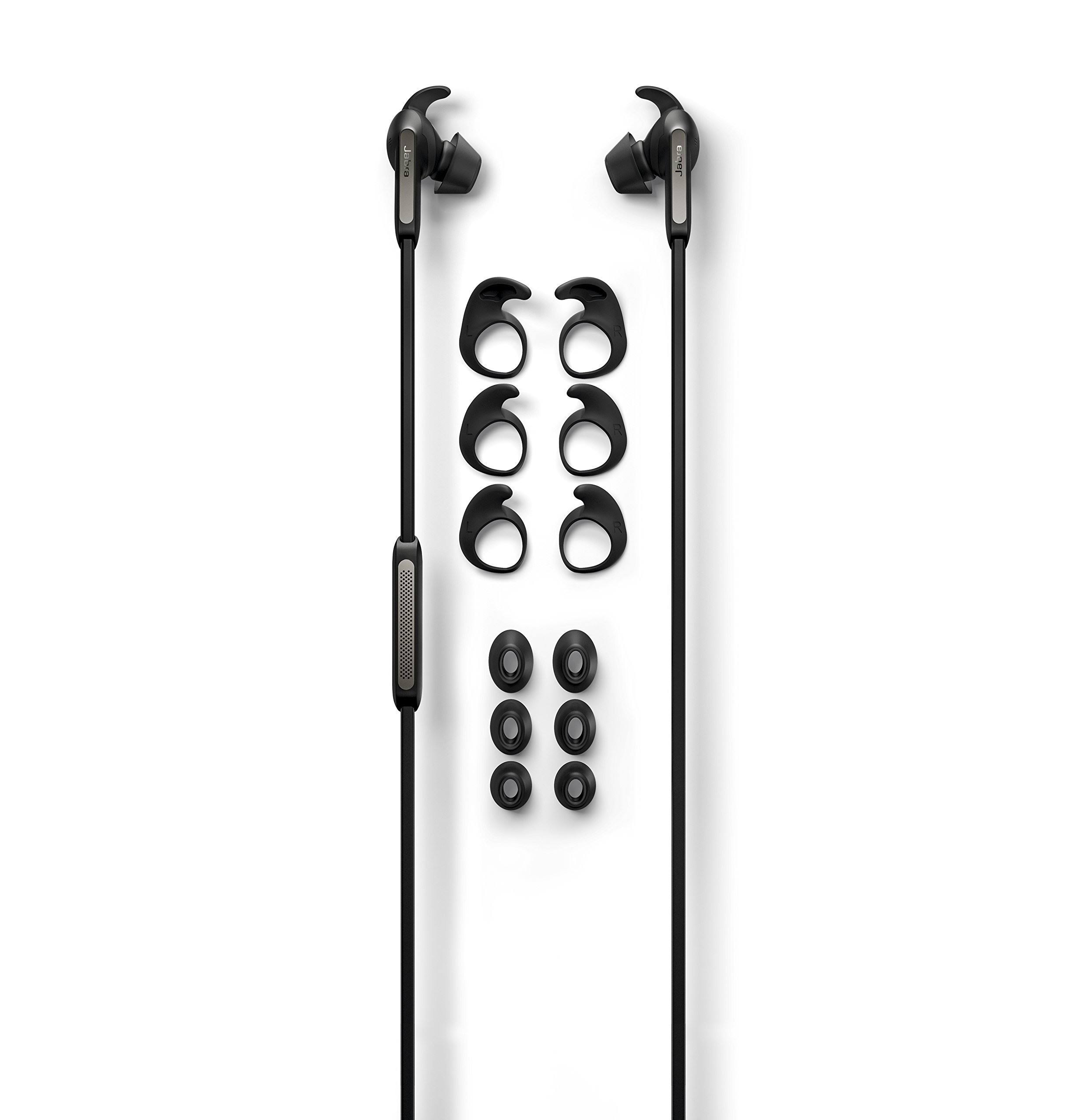 Jabra Elite 65e Bluetooth Wireless In-Ear Earphones with Mic - Noise-Canceling - Titanium Black