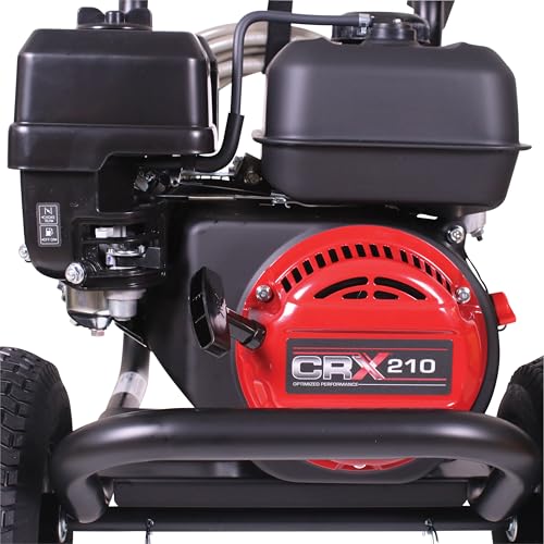 Simpson Cleaning 3400 PSI Gas Pressure Washer, 2.5 GPM Power Washer for Residential Use, CRX Engine, 25-Foot MorFlex Hose, Clean Machine, 49-State (CM61083)