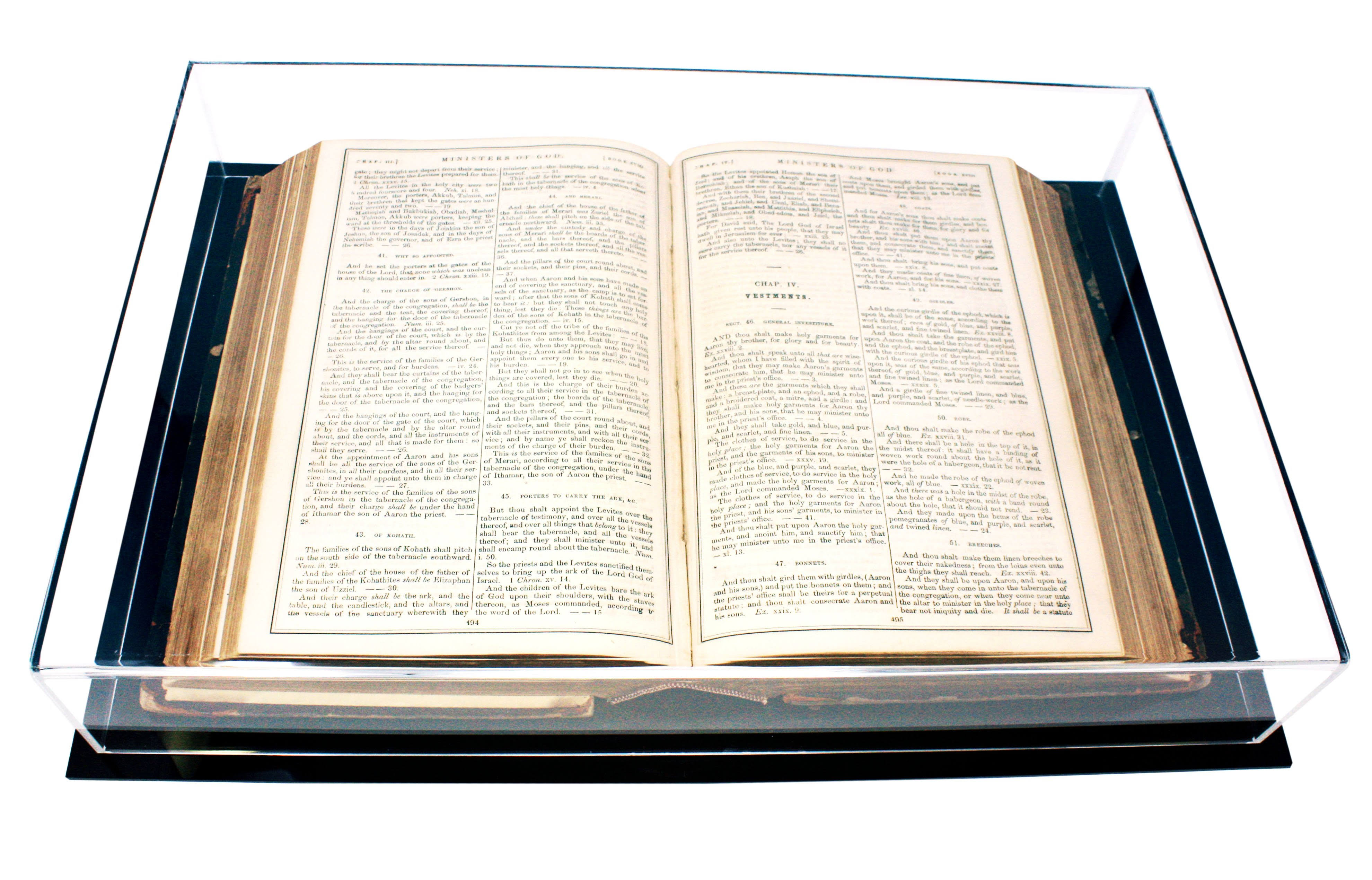 Deluxe Clear Acrylic Book Display Case (A029-B)