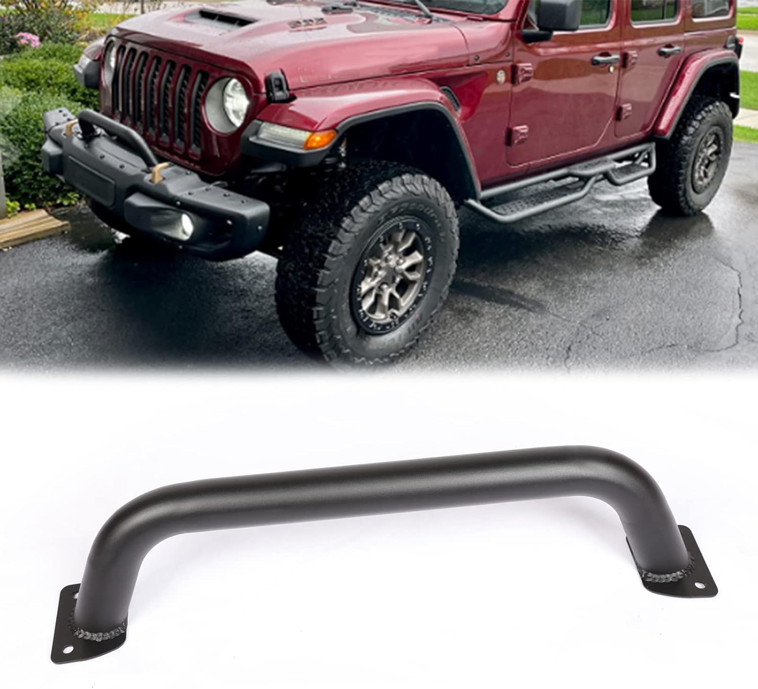 Cadsurs Grille Winch Brush Guard for Jeep Wrangler Gladiator JL JT 2018-2021 82215351 Pack of 2