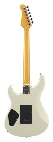 YAMAHA 6 String Solid-Body Electric Guitar, Right, Translucent Black, 612VII (PAC612VIIFM TBL)