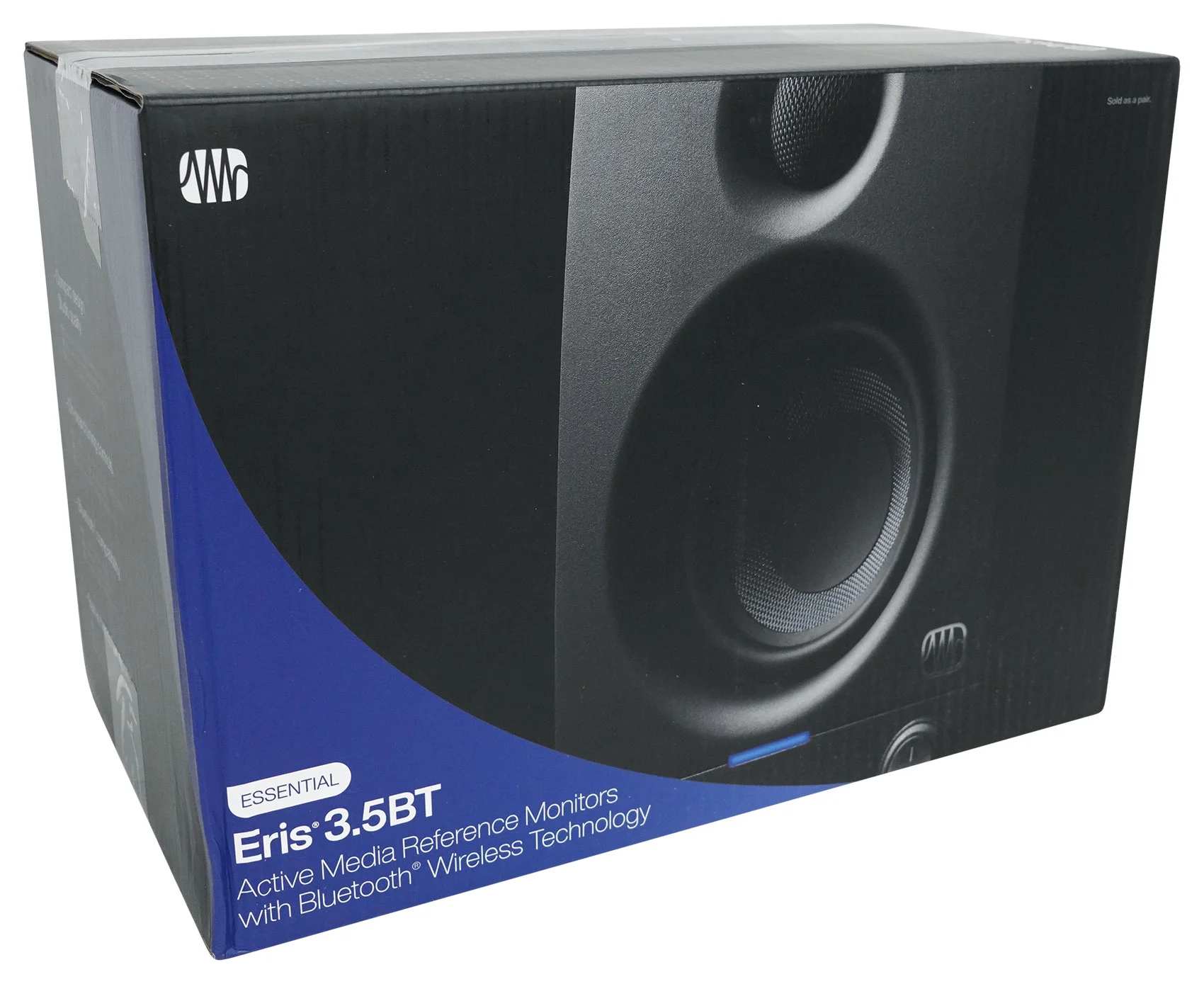 Pair Presonus Eris 3.5BT 2nd Gen 3.5" Studio Monitors w/Bluetooth+Recording Mic