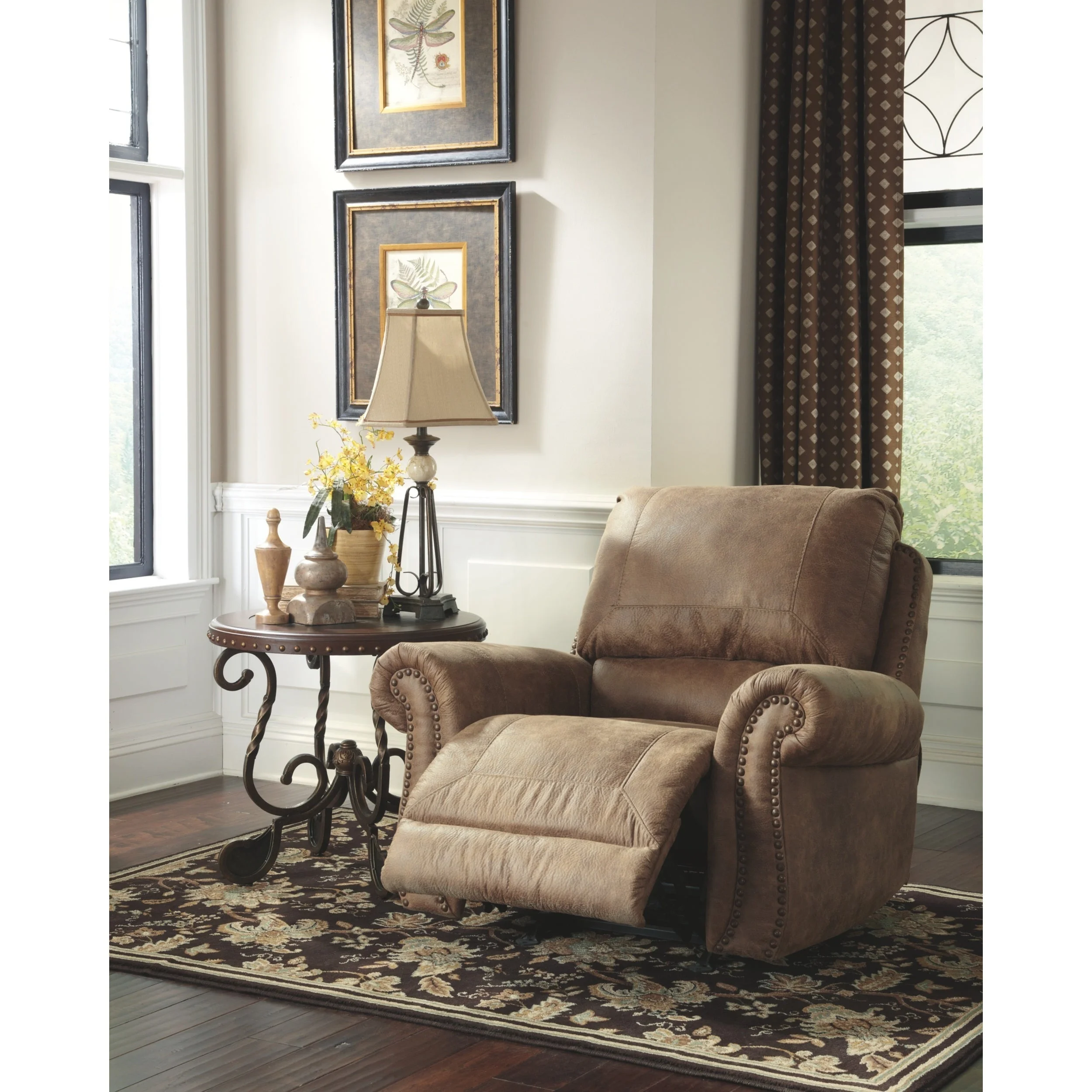 Signature Design by Ashley Larkinhurst Rocker Recliner in Earth