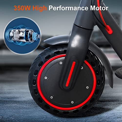VOLPAM Electric Scooter, 350W/500W, 8.5/10 Tires, 12/21/28 Miles Range, 16/19/22Mph, Folding E-Scooter with Dual Braking