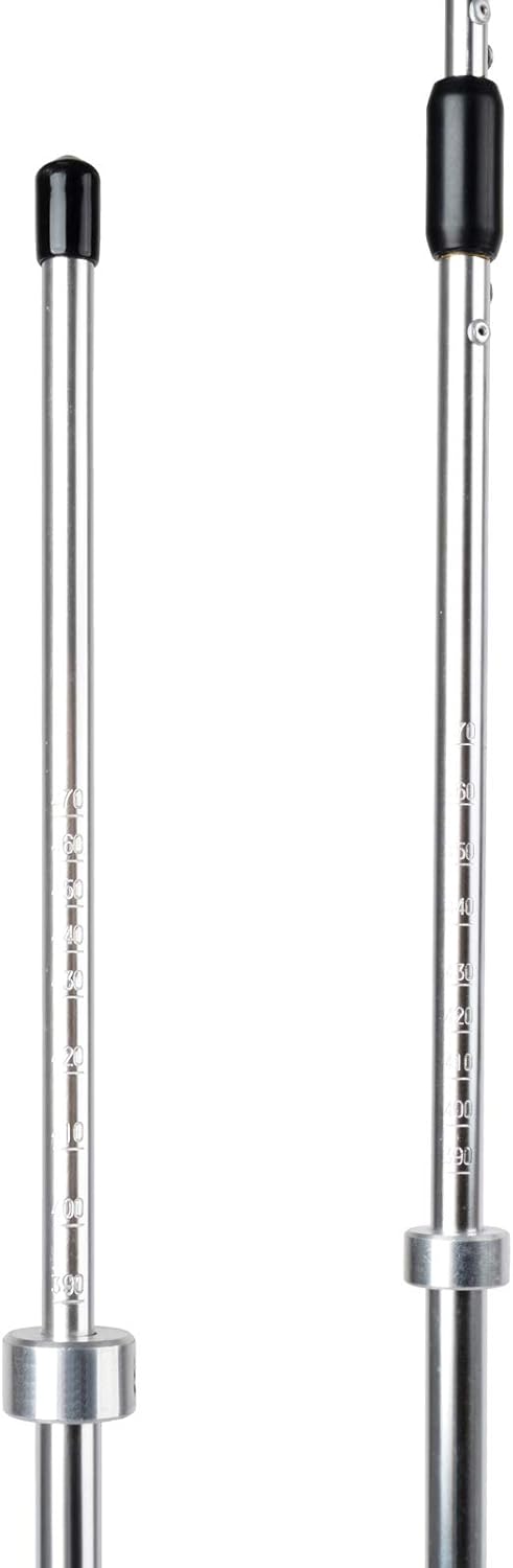UAYESOK UHF Ham Amateur Base Station Antenna Tunable GMRS Vertical Base Antenna 70cm 390-470MHZ 100W 6.0dBi SO239 Connector for Device Repeater Ham Radio