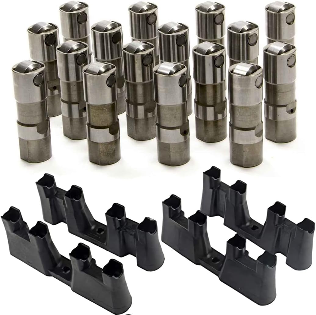 LS7 Lifters 16 Pcs Hydraulic Roller Ls Lifters and Trays, 12595365 5.3 Lifter for Chevy GM Silverado Cadillac Pontiac GMC Buick,LS1 LS2 LS7 LS3 LQ4 LQ9 lifter HL124 4.8L 5.3L 5.7L 6.0L 6.2L 12499225