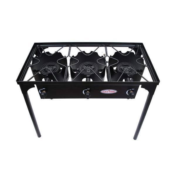 GAS One Triple Burner GAS Propane Cooker Outdoor Camp Stove, BBQ Grill