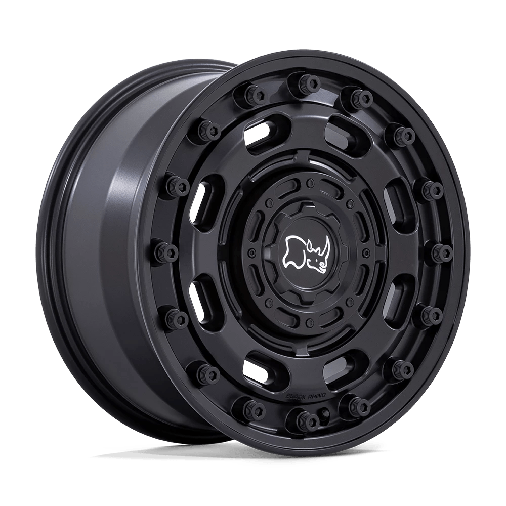Black Rhino ATLAS 17X8 6X130 +38 MATTE BLK Wheel Rim (QTY: 1)