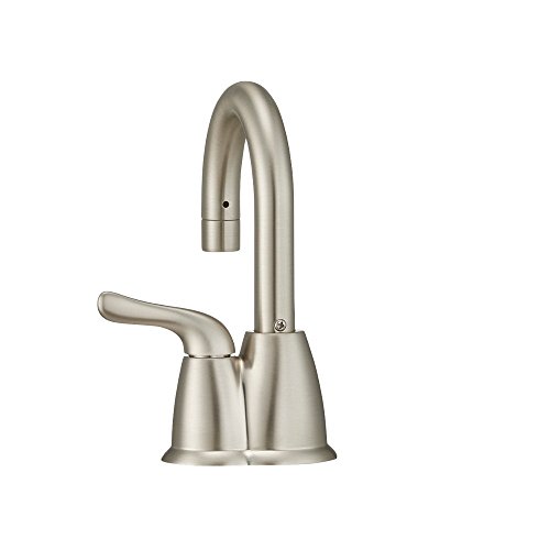 InSinkErator HOT250 Instant Hot Water Dispenser System, Single-Handle Faucet in Satin Nickel with 2/3-Gallon Stainless Steel Tank, H250SN-SS