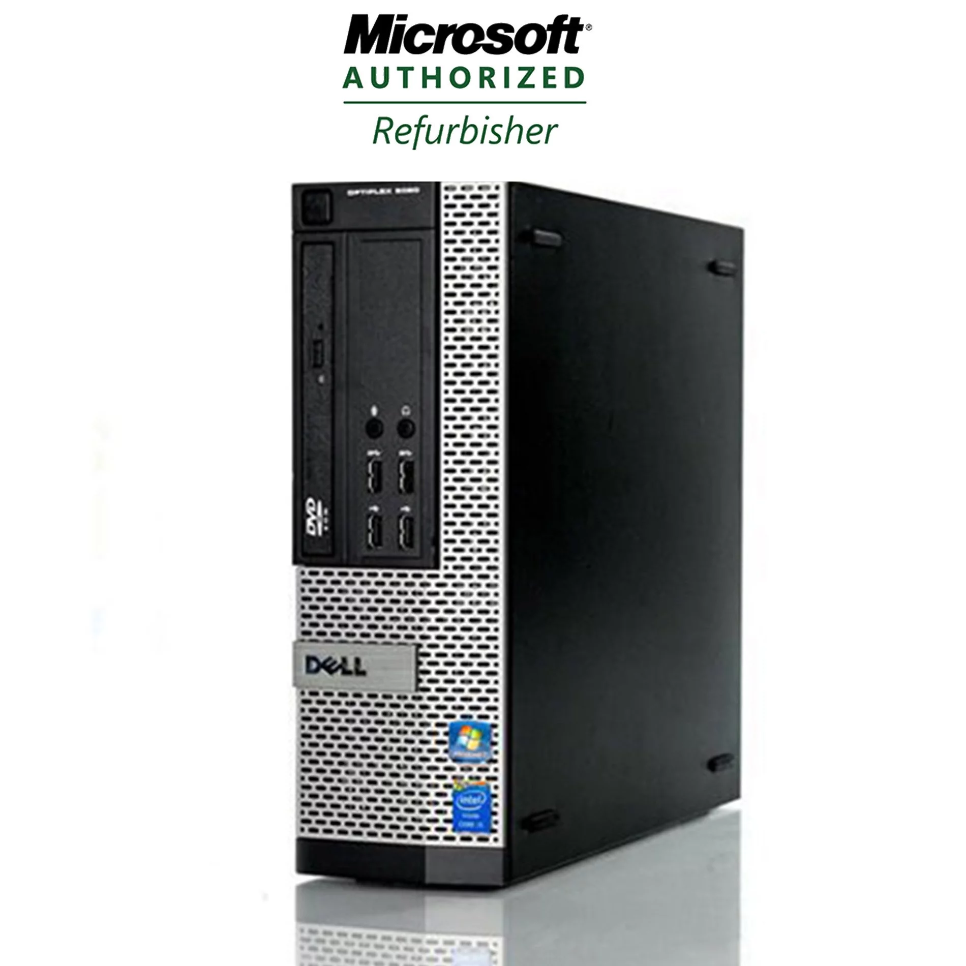 Used Dell OptiPlex 990 Desktop Computer PC, 3.10 GHz Intel Core i5 Quad-Core Gen 2, Dual Monitor Computer Bundle 8GB 1TB with 2x 22" LCD's Wi-Fi Windows 11 64bit