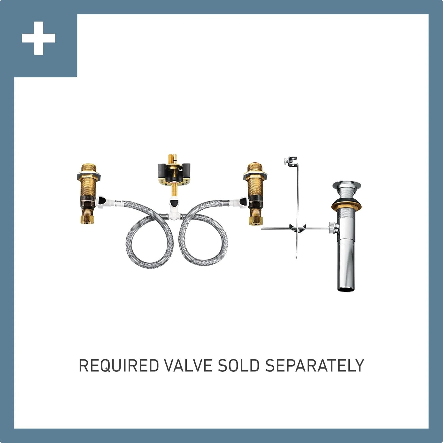 Moen Kingsley Oil Rubbed Bronze Two-Handle Widespread High-Arc Bathroom Faucet, Valve Required, T6125ORB