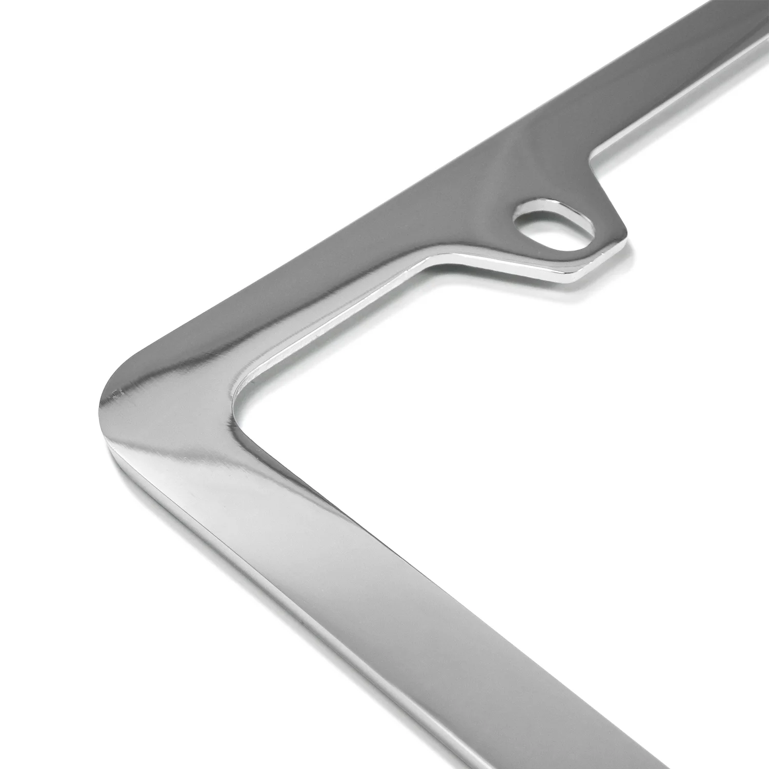 Honda HR-V Dual Logo 3D Embossed Letters on Mirror Chrome Metal License Plate Frame