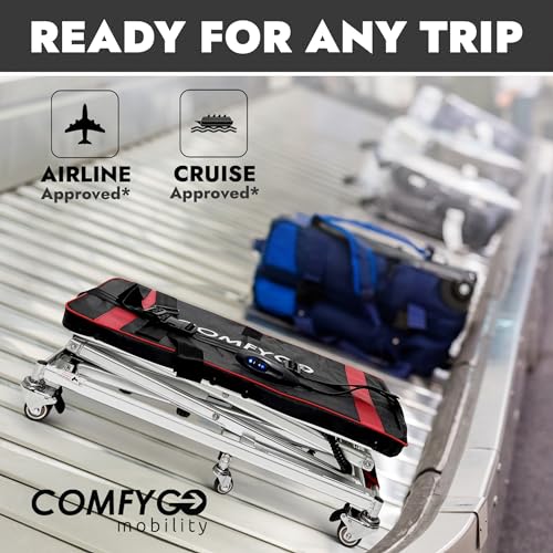 COMFYGO Wheelchair Lifts, Wheelchair Lift for Cars, Scooter Lifts for Trucks, Mobility Scooter Lift, Lightweight Space Saving Lift for Car, Lift Up to 110 lbs.