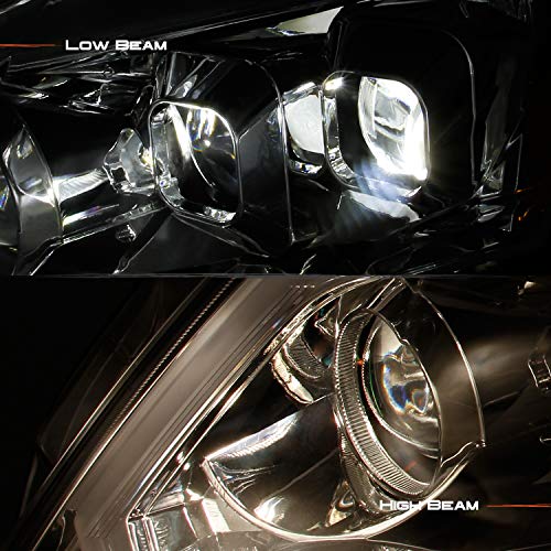AKKON - For 2010-2013 G37/G25 2015 Q40 Sedan New Clear LED Sequential LED Signal Tube Projector
