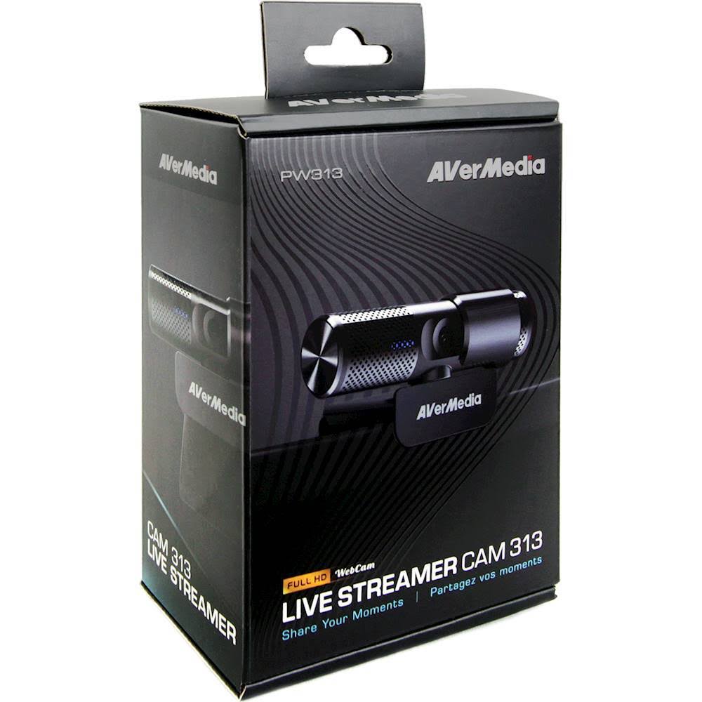 AVerMedia Live Streamer CAM 313 Webcam - 2 MP - USB 2.0