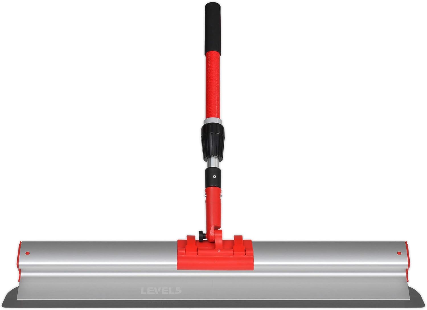 LEVEL5 Skimming Blade Combo, 10 Blade + 40 - 67 Extension Handle | Smoothing/Knockdown Drywall Knife | Extruded Aluminum & European Stainless Steel Construction | High-Impact End Caps | 5-422