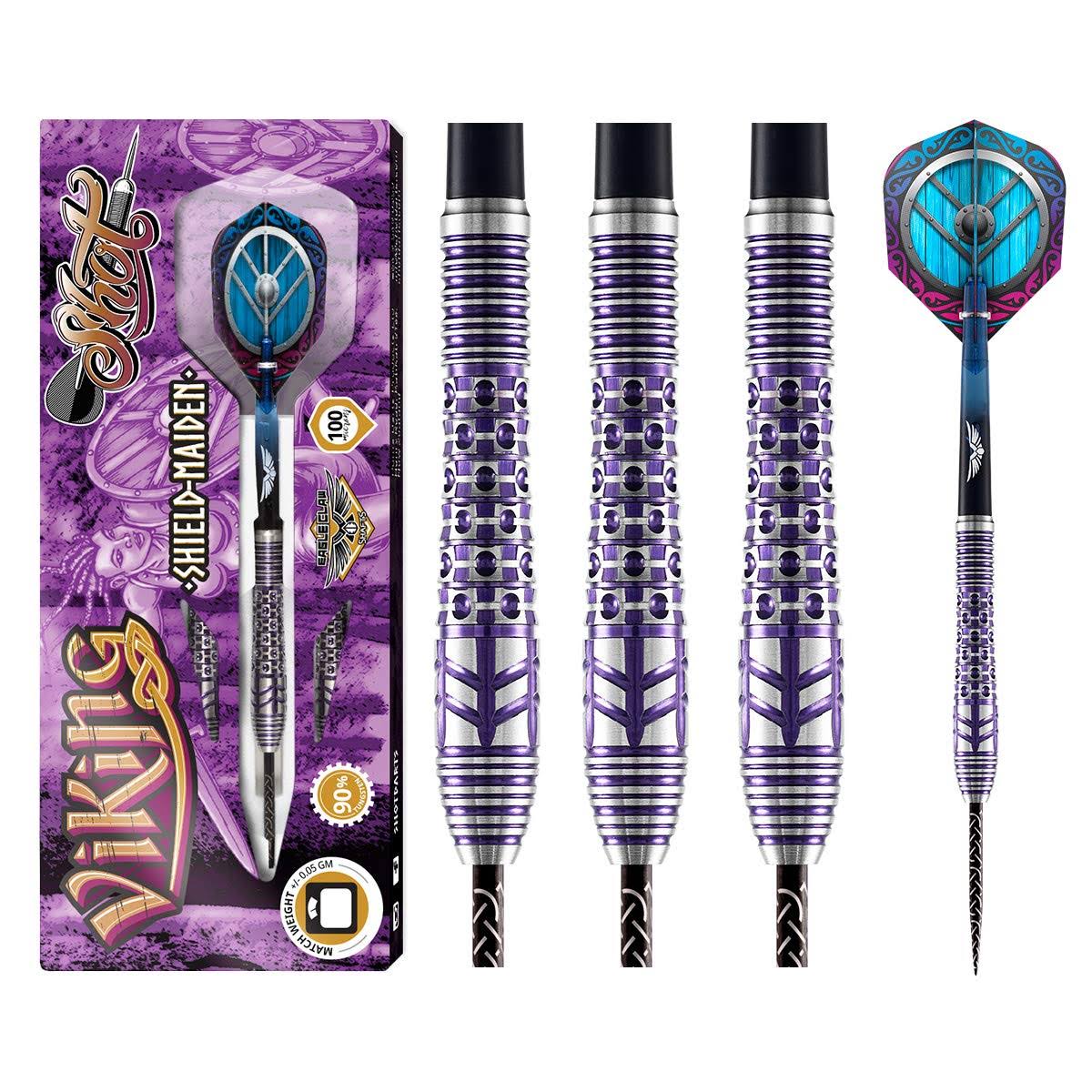 Shot Darts Steel Tip Viking Shield-Maiden 27G