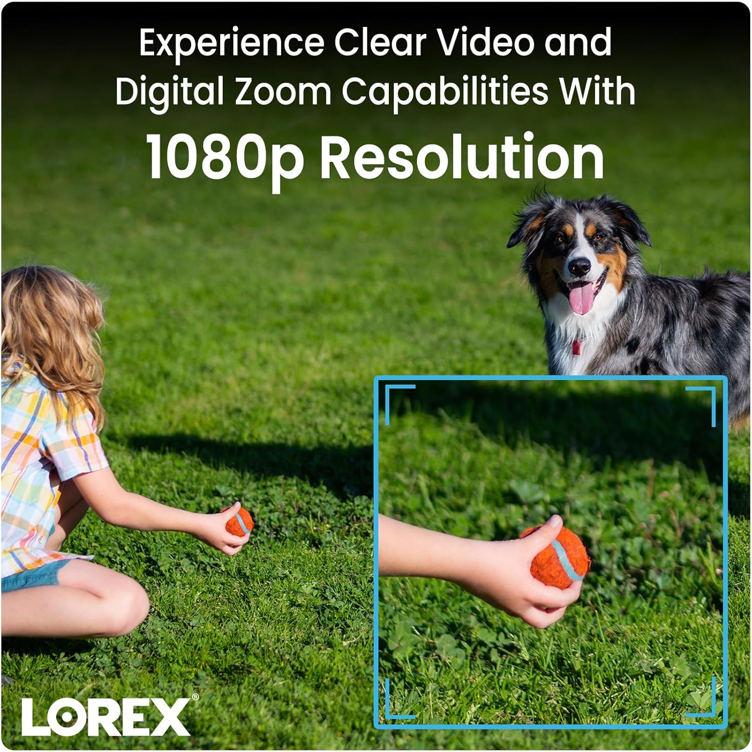 Lorex HD Security Camera System w/ 1TB DVR – 8 Channel Home Security System w/ 4 Analog Metal Bullet Cameras – Smart Motion Detection, Long Range IR Night Vision, Weatherproof Surveillance