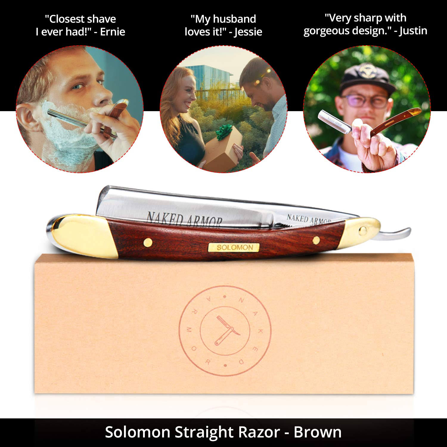 Best Straight Razor - Shave Ready Straight Edge Razor, Japanese Steel Biblical